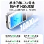 超薄磁吸行動電源20W快充 3C認證可上飛機/高鐵：圖片 2